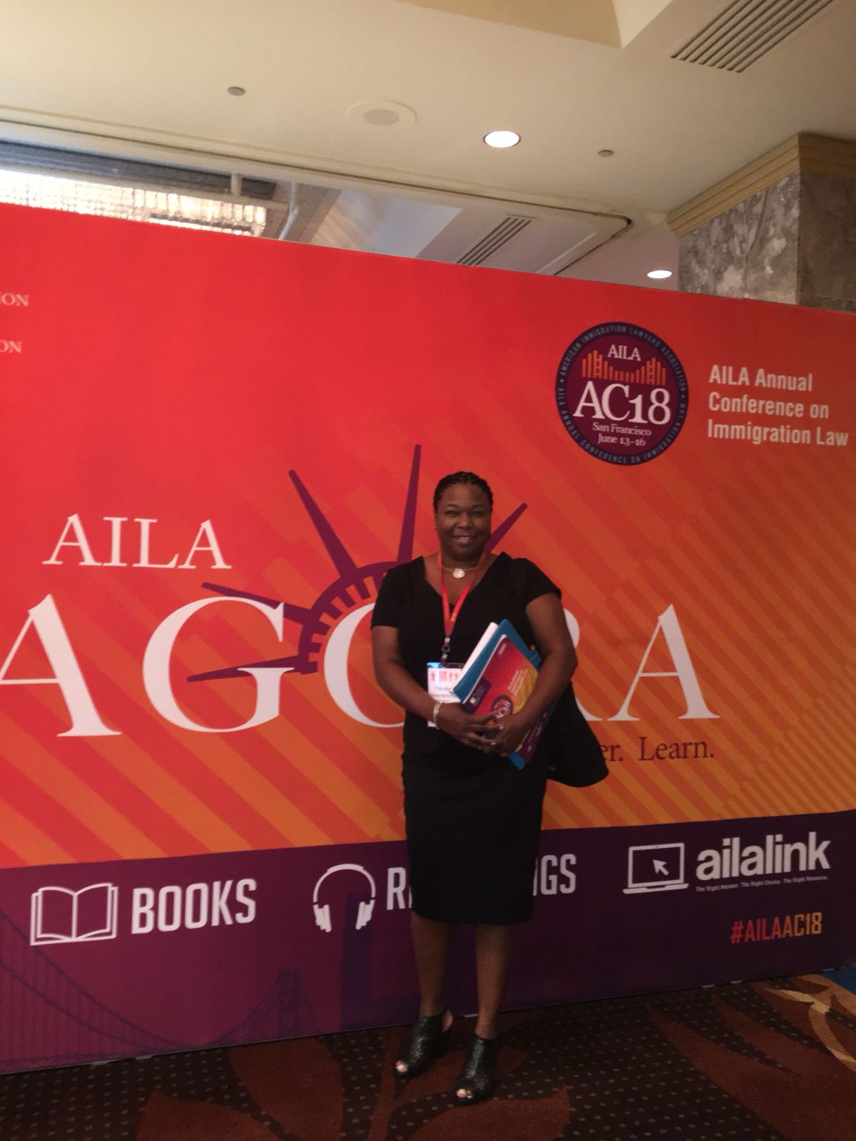 Immigration Attorney Yvonne McKinnon at 2018 AILA Annual Conference on Immigration Law